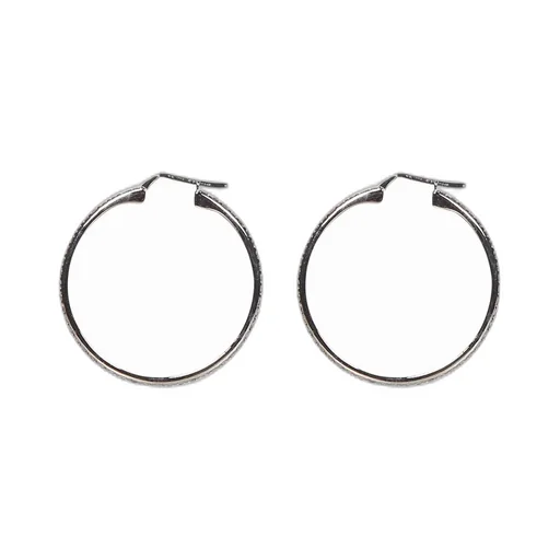 Amina Muaddi Rih Hoop Embellished Big Earrings