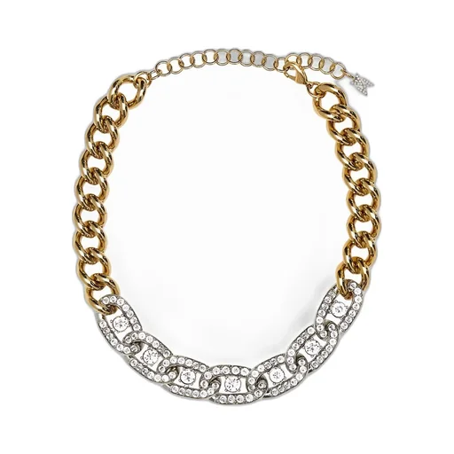 Amina Muaddi Matthew Embellished Polished Finished Choker Necklace