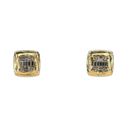 Amina Muaddi Jeanne Embellished Earrings