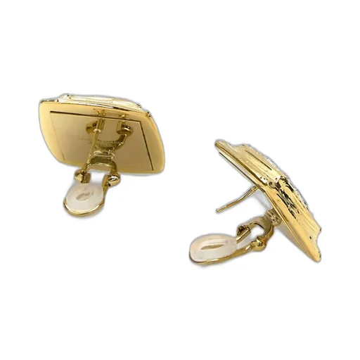 Amina Muaddi Jeanne Embellished Earrings