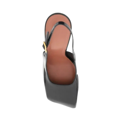 Amina Muaddi Charlotte Slingback Pumps