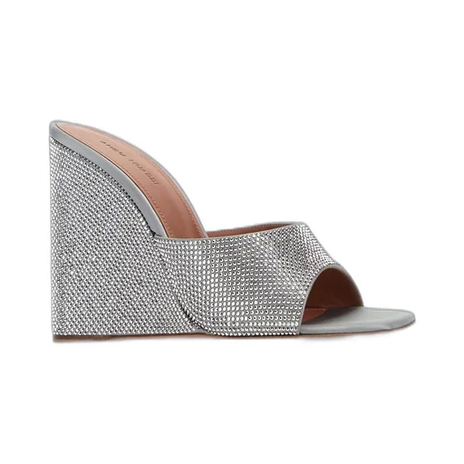 Amina Muaddi Lupita Wedge Sandals