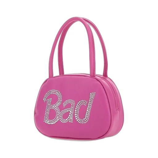 Amina Muaddi Bad Embellished Top Handle Bag