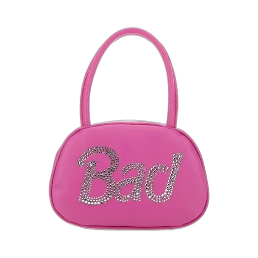 Amina Muaddi Bad Embellished Top Handle Bag