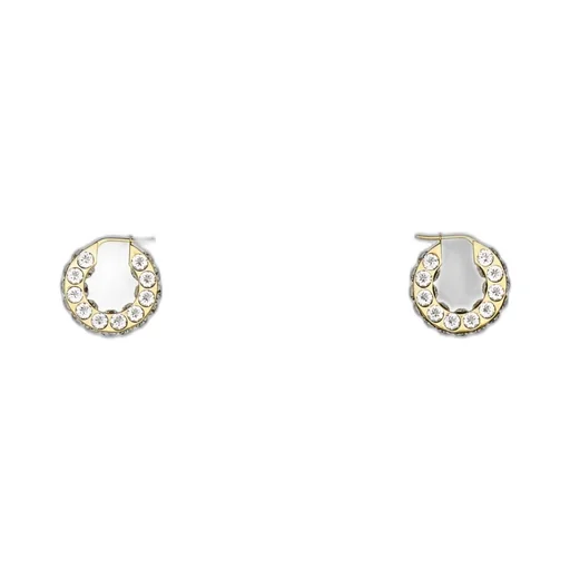 Amina Muaddi Jahleel Embellished Hoop Earrings