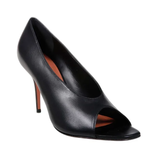 Amina Muaddi Julianne Peep Toe Pumps