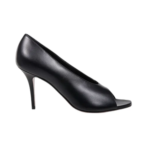 Amina Muaddi Julianne Peep Toe Pumps