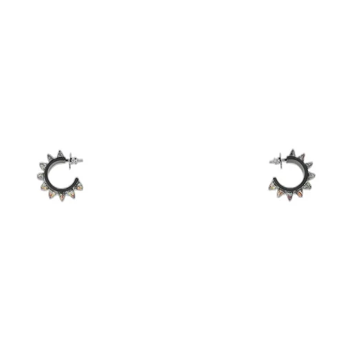 Amina Muaddi Embellished Small Karma Earrings