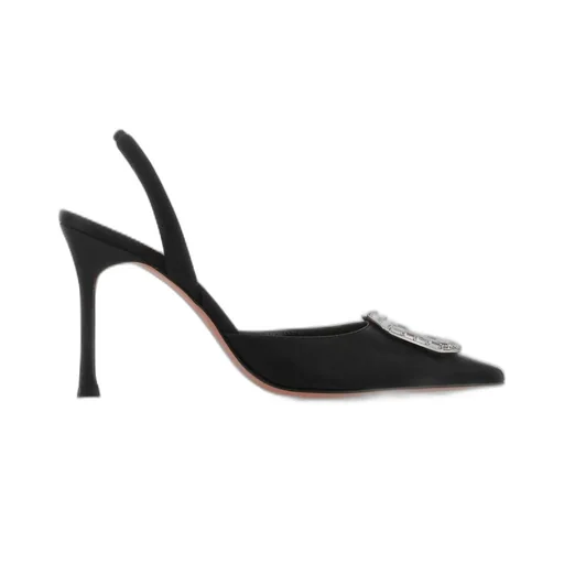 Amina Muaddi Camelia Pointed-Toe Pumps