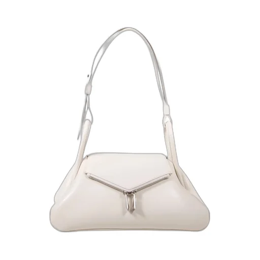 Amina Muaddi Gemini Foldover Shoulder Bag