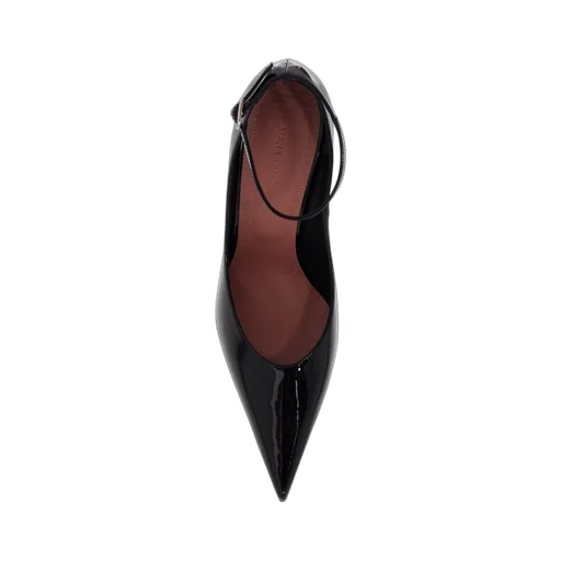 Amina Muaddi Anok Ankle Strap Pumps