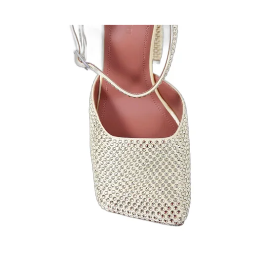 Amina Muaddi Charlotte Sling-Back Pumps