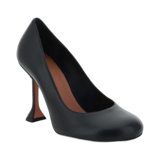 Amina Muaddi Iris Round-Toe Pumps
