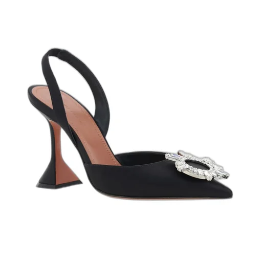 Amina Muaddi Begum Sling Embellished Pumps