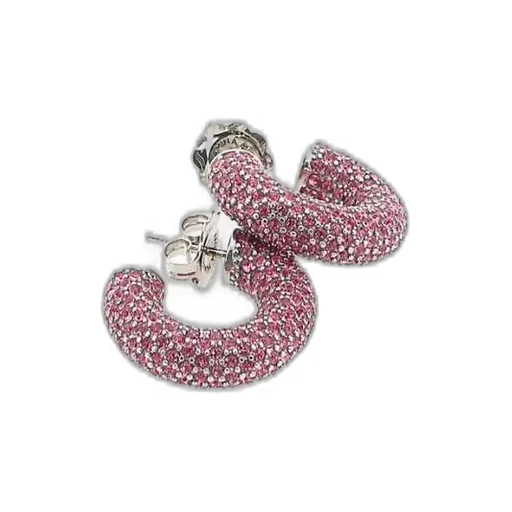 Amina Muaddi Cameron Embellished Earrings