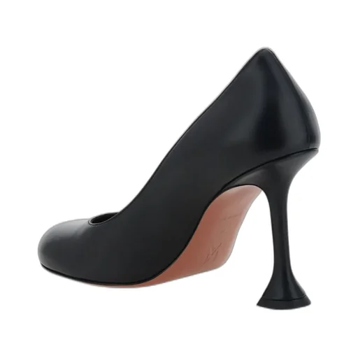 Amina Muaddi Iris Round-Toe Pumps