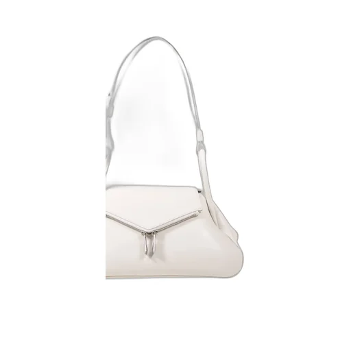 Amina Muaddi Gemini Foldover Shoulder Bag