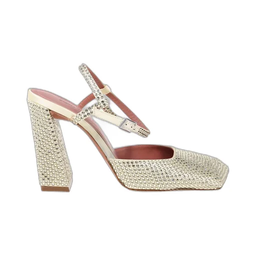 Amina Muaddi Charlotte Sling-Back Pumps