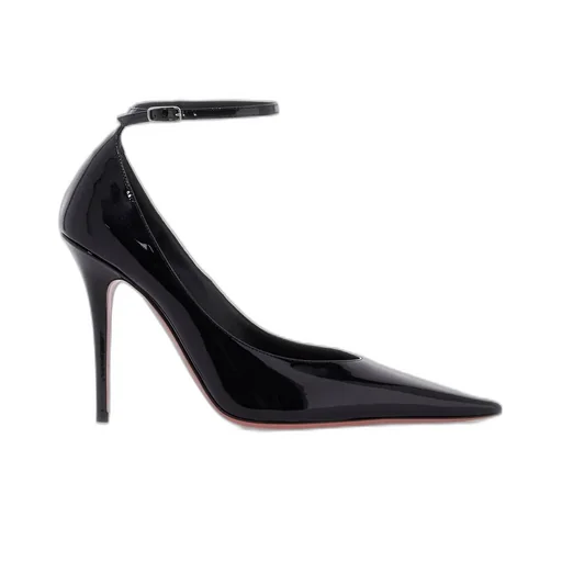 Amina Muaddi Anok Ankle Strap Pumps