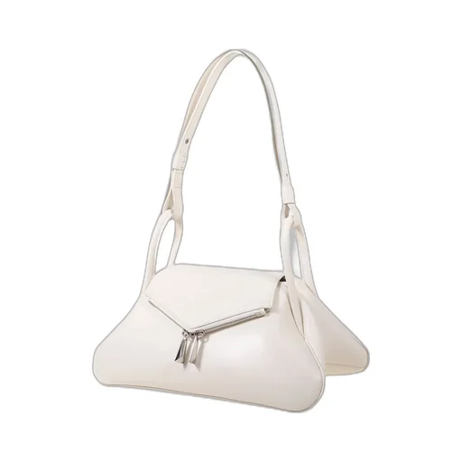 Amina Muaddi Gemini Foldover Shoulder Bag