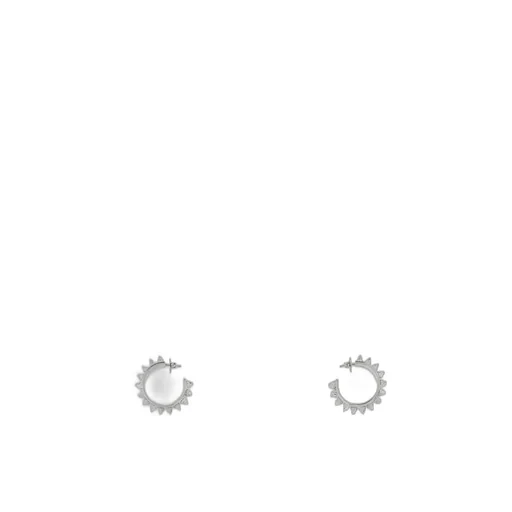 Amina Muaddi Embellished Big Karma Earrings
