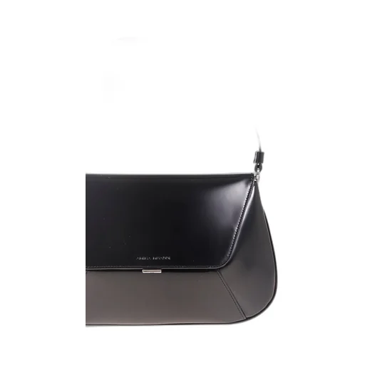 Amina Muaddi Ami Foldover Shoulder Bag