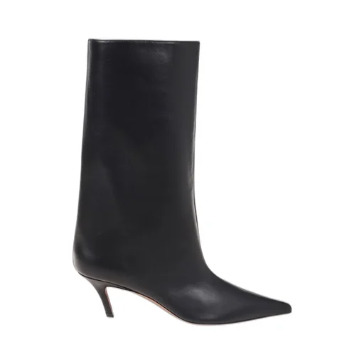 Amina Muaddi Fiona Pointed-Toe Boots