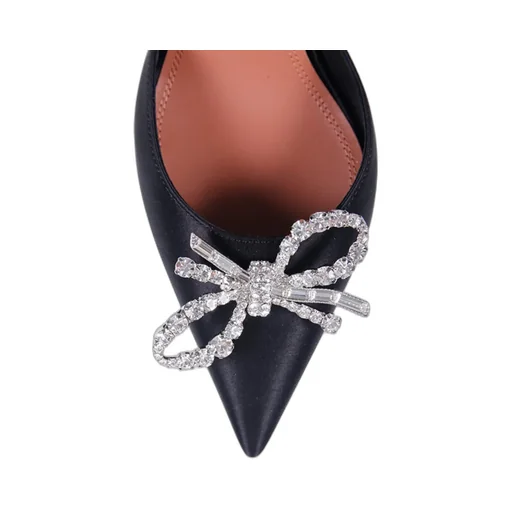 Amina Muaddi Rosie Pointed Toe Slingback Pumps