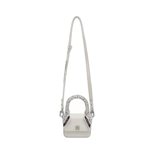 Amiri Bandana Scarf Logo Plaque Mini Tote Bag