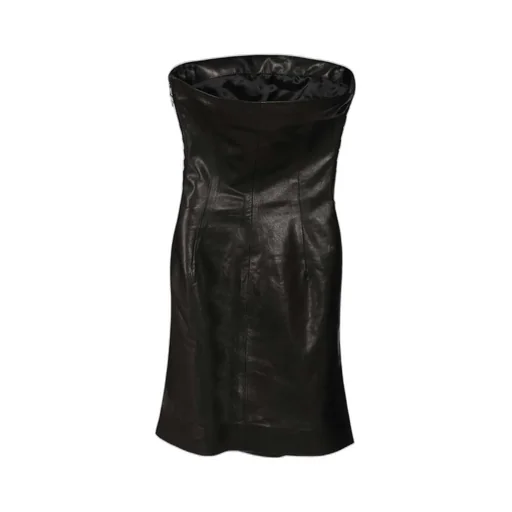 Amiri Sleeveless Ruched Zipped Mini Dress