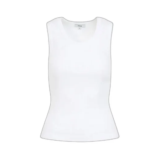 Agolde Poppy Ribbed Knitted Tank Top