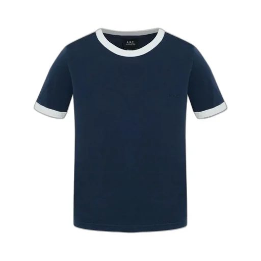A.P.C. Crewneck Logo Embroidered T-Shirt