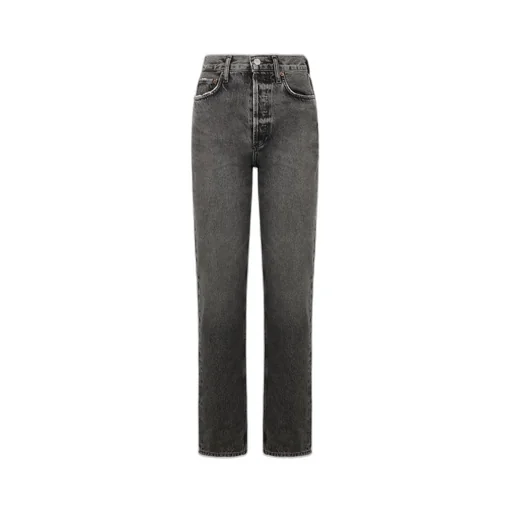 Agolde High-Rise Straight-Leg Jeans