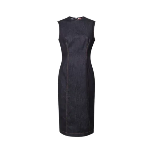 Acne Studios Crewneck Sleeveless Denim Dress