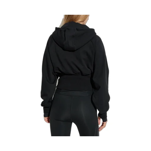 Adidas By Stella Mccartney Cropped Drawstring Hoodie