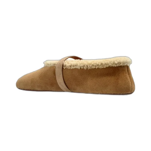 AlaÏA Shearling Ballet Flats