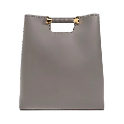 AlaÏA Bobine Logo Stamp Tote Bag