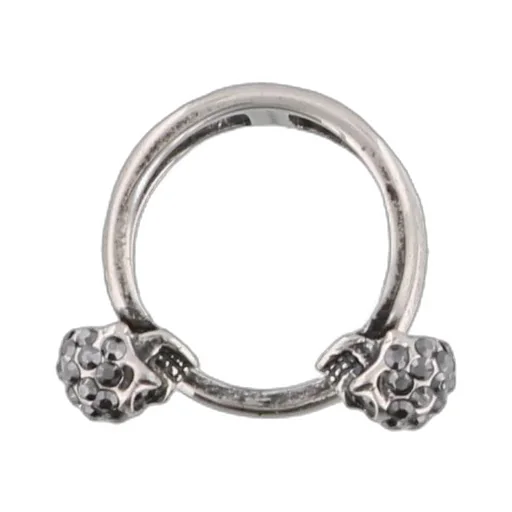 Alexander Mcqueen Twin Skull Ring
