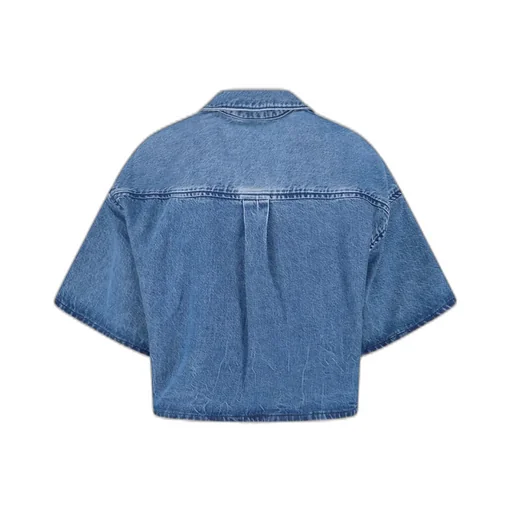 Alexander Wang Cropped Denim Shirt