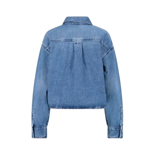 Alexander Wang Cropped Long Sleeve Shirt