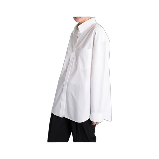 Alexander Wang Long Sleeved Curved Hem Shirt