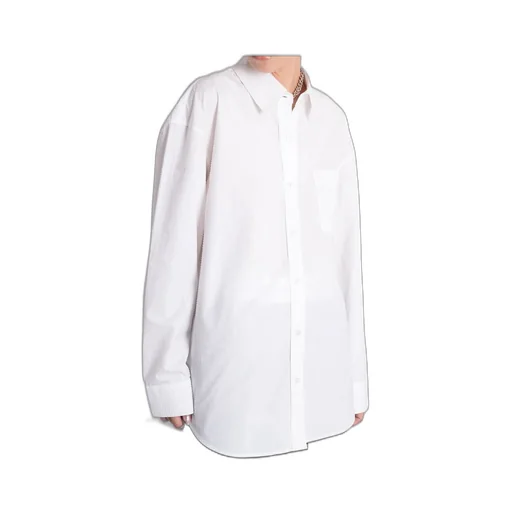 Alexander Wang Long Sleeved Curved Hem Shirt
