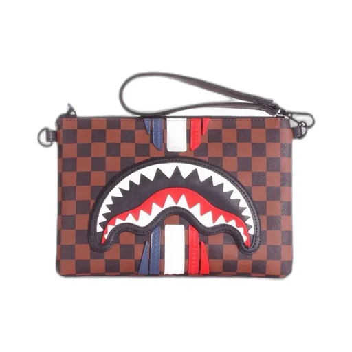 Sprayground Sharks In Paris Gt Crossover Clutch Bag