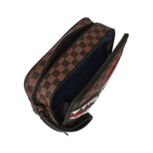 Sprayground Checkered Wristlet Clutch