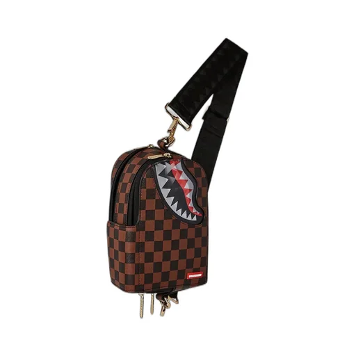 Sprayground Checkered Shoulder Bag
