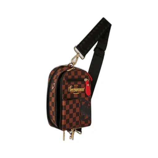 Sprayground Checkered Shoulder Bag