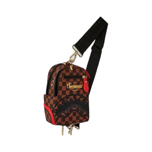 Sprayground Checkered Shoulder Bag