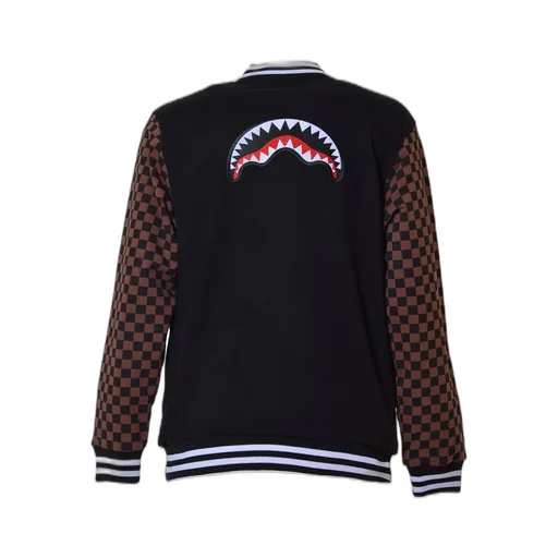 Sprayground Checked Button-Up Jacket