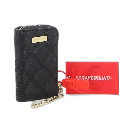 Sprayground Leveled Up Split Quilt Shark Wallet