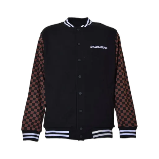 Sprayground Checked Button-Up Jacket
